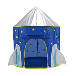 3 in 1 kinderspeelhuis - tent - tunnel - ballenbad - ruimteschipontwerpSpeelgoed