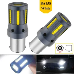Auto richtingaanwijzer - LED lamp - P21W 1156 - BAU15S PY21W - 7440 W21W - 2 stuksLED