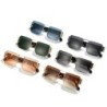 Retro vierkante zonnebril - metalen frame - UV400Zonnebril