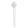 Egg white separator - spiral stainless steel spoon - long handleCutlery