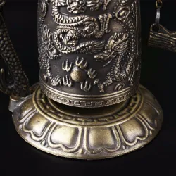 Antiek beeld - Boeddha draak - belBeelden & Sculpturen