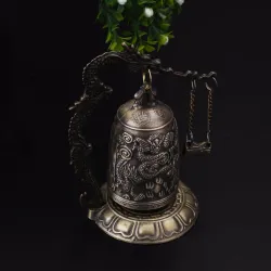 Antiek beeld - Boeddha draak - belBeelden & Sculpturen