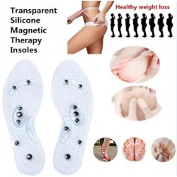 Magnetische voettherapie - siliconen inlegzolen - afslanken - afvallen