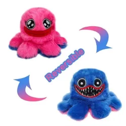 Omkeerbaar octopusmonster - knuffel - 20 cmKnuffels