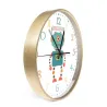 Stylish kids wall clock - quartz - retro robot designClocks