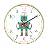 Stylish kids wall clock - quartz - retro robot designClocks