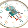 Stylish kids wall clock - quartz - retro robot designClocks
