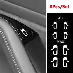 Autodeur open knop exit sticker - voor Tesla Model 3 - 8 stuksStickers
