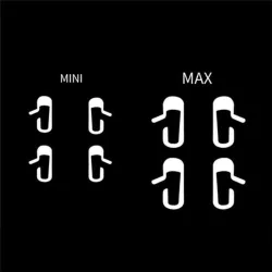 Car door open button exit sticker - for Tesla Model 3 - 8 piecesStickers