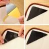 Siliconenstrip - antislip sticker - vloerkleed - mat - 4 stuksMeubels