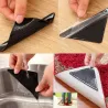 Siliconenstrip - antislip sticker - vloerkleed - mat - 4 stuksMeubels