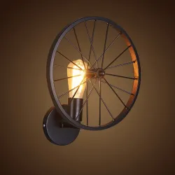Retro wandlamp - metalen lamp - industrieel wieldesignWandlampen