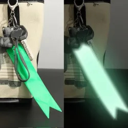 Reflecterende sleutelhanger - hoogglans - kleurrijke stripSleutelhangers
