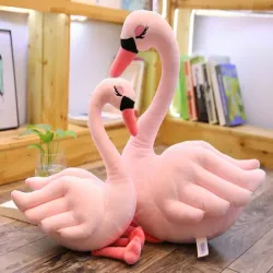 Roze zwaan - knuffel - 30 cmKnuffels