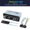 Car radio - remote control - removable panel - Bluetooth - 1DIN - 2.5 inch - 12V - FM - USB - AUX-IN - MP3Din 1