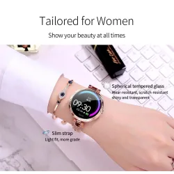 Modieuze Smart Watch AK15 - hartslag - fitnesstracker - waterdicht - Bluetooth - Android - IOSSmart-Wear