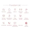 Modieuze Smart Watch AK15 - hartslag - fitnesstracker - waterdicht - Bluetooth - Android - IOSSmart-Wear