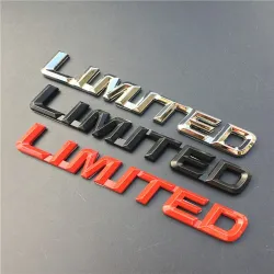 LIMITED - metalen embleem - autostickerStickers