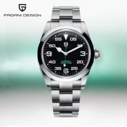PAGANI DESIGN - men's mechanical / automatic watch - sapphire glass - waterproof - stainless steel