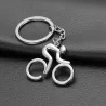 Racefiets - metalen sleutelhangerSleutelhangers