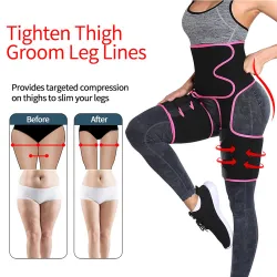 3 in 1 afslankriem - trainingskorset - taille / dijen / billentrainerMassage