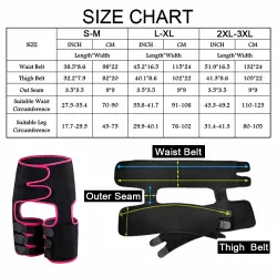 3 in 1 afslankriem - trainingskorset - taille / dijen / billentrainerMassage