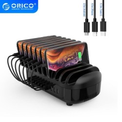 ORICO - 10 ports USB charger - docking station - with holder - 120W 5V2.4A*10