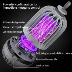 LED muggenlamp - USB - UV-lampInsectenbestrijding