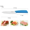 Keramische messenset - 3" 4" 5" 6" inch met dunschiller / coversKeramisch