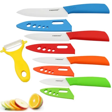Keramische messenset - 3" 4" 5" 6" inch met dunschiller / coversKeramisch