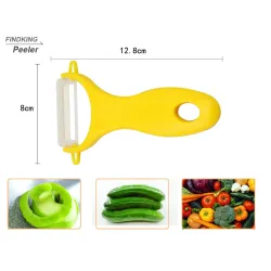 Keramische messenset - 3" 4" 5" 6" inch met dunschiller / coversKeramisch