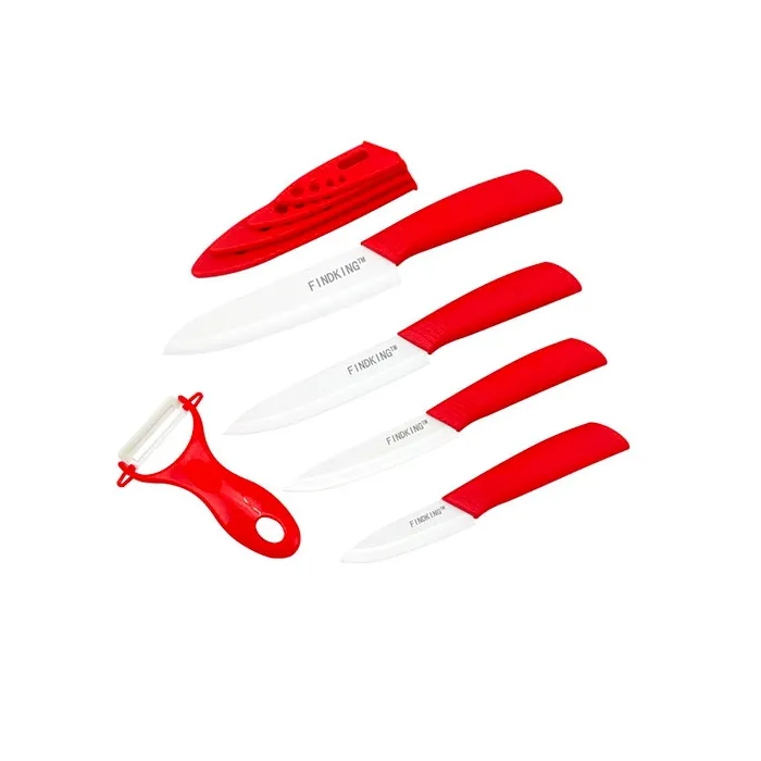 Keramische messenset - 3" 4" 5" 6" inch met dunschiller / coversKeramisch