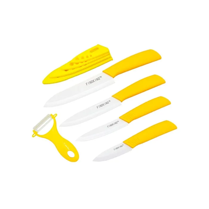 Keramische messenset - 3" 4" 5" 6" inch met dunschiller / coversKeramisch