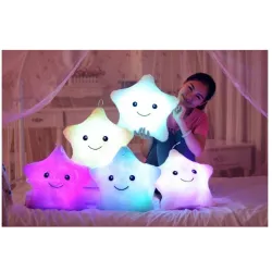 Stervormig kussen - met LED - 40 * 35 cmKnuffels