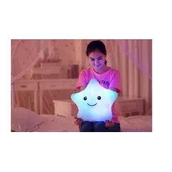 Stervormig kussen - met LED - 40 * 35 cmKnuffels