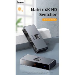 Baseus - 4K HD switch - HDMI-compatible adapterHDMI Switch
