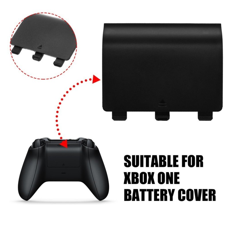 Xbox One controller - batterij beschermhoes - zwartController