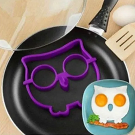 Siliconen eiervormer - pannenkoek - uilEiervormers