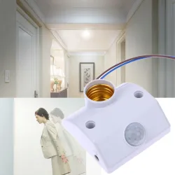 E27 lichtfitting met infrarood bewegingssensor - 220V - energiebesparend - automatische schakelaarVerlichtingsarmaturen