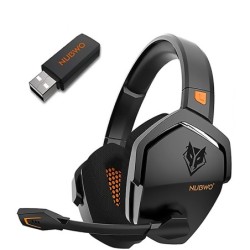 NUBWO G06 - 2,4 GHz - 3,5 mm - gaming-hoofdtelefoon - draadloze headset - Bluetooth - ruisonderdrukking - met microfoonHeadsets