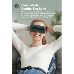 4D smart eye massager - music - rhythm - vibration - relax - acupressure - relieve fatigue / dark eye circlesMassage