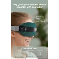 4D smart eye massager - music - rhythm - vibration - relax - acupressure - relieve fatigue / dark eye circlesMassage