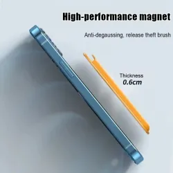Magsafe draadloos opladen - transparant magnetisch hoesje - magnetische leren kaarthouder - voor iPhone - rozeBescherming