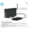 Aluminium externe behuizing - Nas WiFi-router - repeater - 300 mbps - HDD3.5 Sata naar USB 3.0-behuizingHDD behuizing