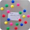 Ronde magneetknopen - koelkastmagneten - 10 stuksKoelkastmagneten