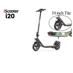 iScooter - Elektroroller i20 - luftgefüllter 10-Zoll-Reifen - 25 km/h - 7,5-Ah-Akku
