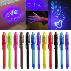 Onzichtbare inktbalpen - met UV-lichtPennen & Potloden