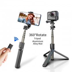 Selfie stick statief - met afstandsbediening - uitschuifbaar - opvouwbare monopod - Draadloos / BluetoothStatieven en standaa...
