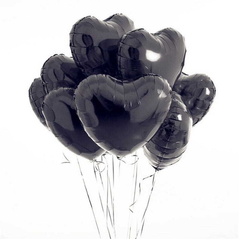 Folienballons - Helium aufblasbar - Herzform - 45 cm