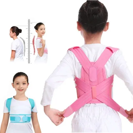 Kinderhouding corrector - verstelbare riem - orthopedisch korset - rozeKinderen
